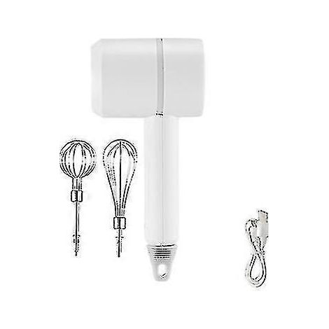 Fouet électrique sans fil, mini fouet à beurre automatique pour la maison, batteur portable rechargeable rose (1/2)