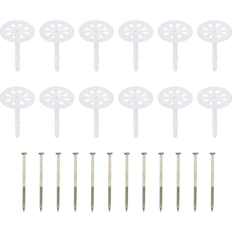30 Pcs 102mm Pins Perforés Pour Isolation Clou Isolant (1/5)