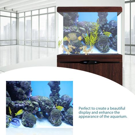 Poster sous-marin décoratif pour aquarium, motif corail, 61 x 30 cm (1/5)