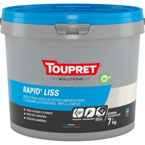 Pasta lisciante Toupret Rapid Liss 7 kg per pareti e soffitti interni TOUPRET (1/4)