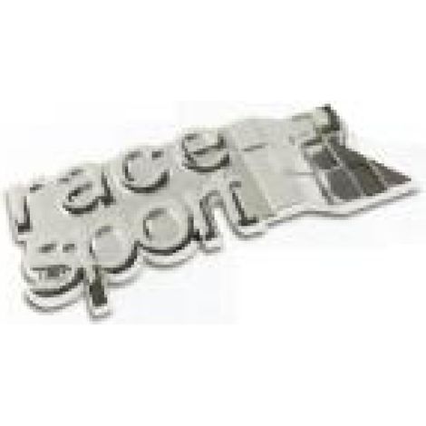 Adhesif Sticker 3D Chrome - Race Sport