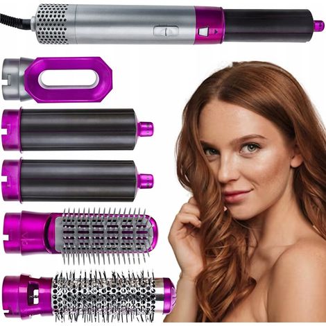 Haartrockner, Lockenstab, Multifunktions-Glätteisen, Bürste 5-in-1 750W