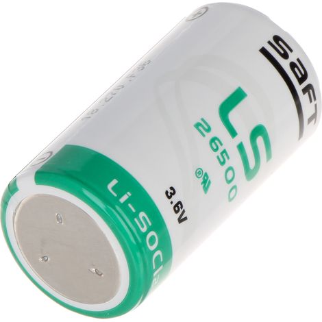 Batería de litio BAT-LS26500 de 3,6 V segura (1/3)