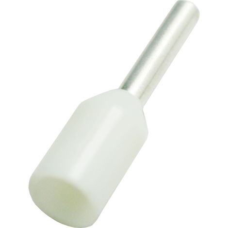 Embout de câblage RS PRO, 0.5mm², Blanc, longueur 6mm