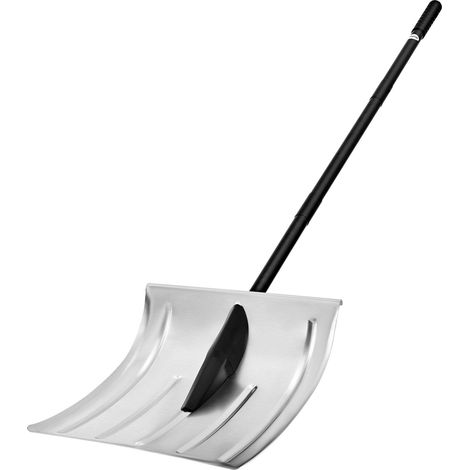 Pelle à neige pour allée, en alliage d'aluminium, 40 cm de large, pelle de nettoyage de neige, poignée antidérapante, grande capacité, outil de déneigement amovible et léger pour jardin, voiture (1/5)