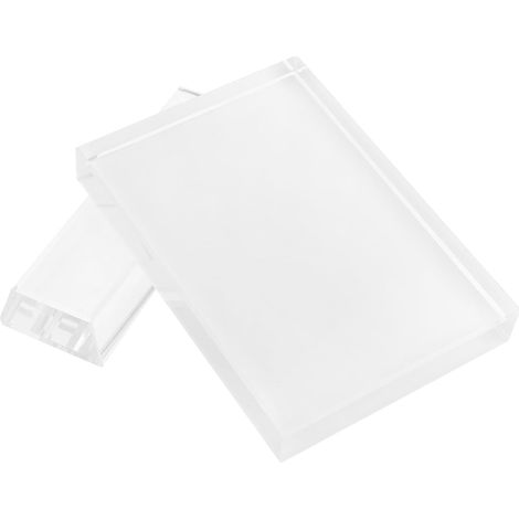 Single-Sided Sublimation Photo Frame in Blank Crystal, Sublimation Technology, Transparent Crystal Material, for DIY and Home Decor (1/5)