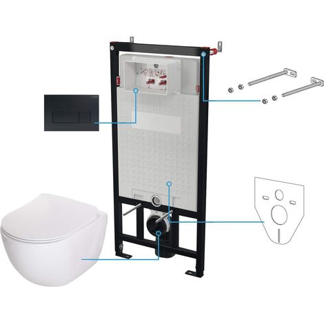 Deante Komplettset Badezimmer Weiß 51x36x35,5 cm (1/3)