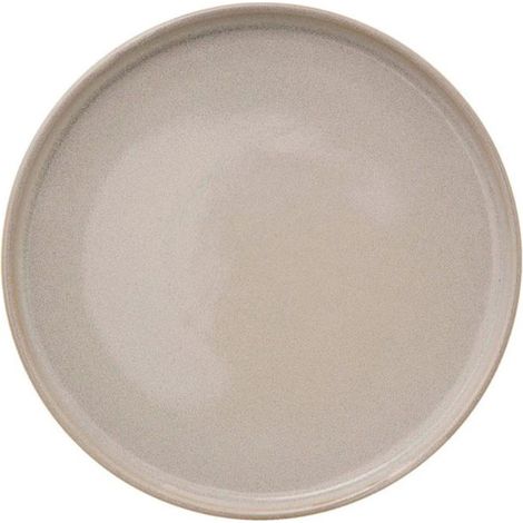 Lot de 6 Assiettes Plates "Terre Inconnue" 27cm Beige (1/2)