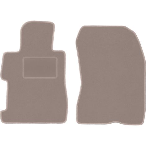 Alfombrillas delanteras beige para: Honda Civic VIII 4D sedán (2006-2011)