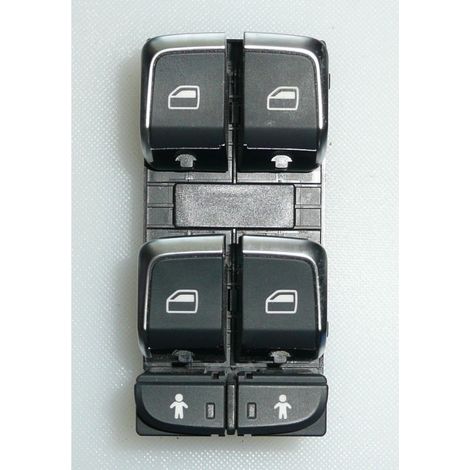 Applicable to Audi A6L C7 4G0959851C, window regulator switch for sunshade roller blinds, models 12-19. (1/4)