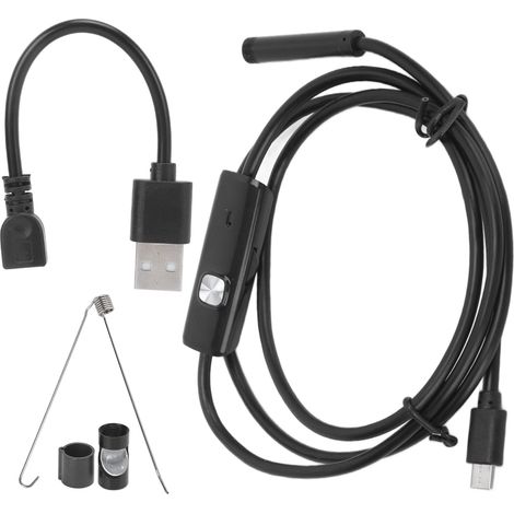 AN97‑7 7mm Endoscope Camera IP67 Waterproof Inspection Camera Borescope 6LED Adjustable Industry Endoscope5m / 16.4ft (1/5)