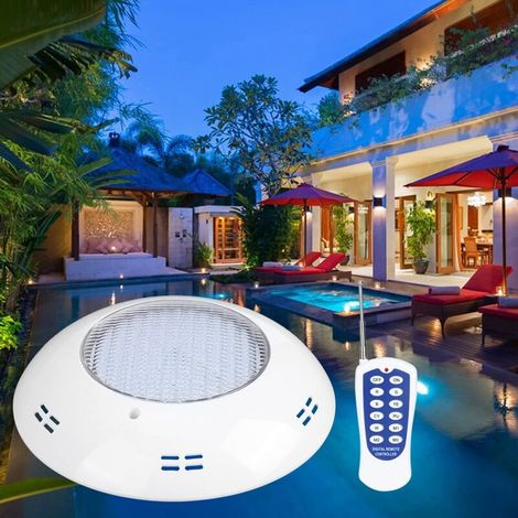 – 45W Submersible LED Pool Light – 460 LEDs – RGB Colour Changing – IP68 Waterproof – Remote Control Included – Luminous Flux 3800 lm – 460 LEDs (1/5)