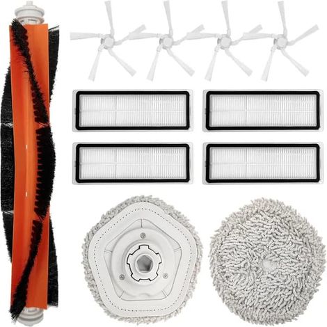 Accessoires pour aspirateur Dreame W10pro : protection pour brosse latérale/brosse principale, filtre, accessoire de nettoyage (1/5)