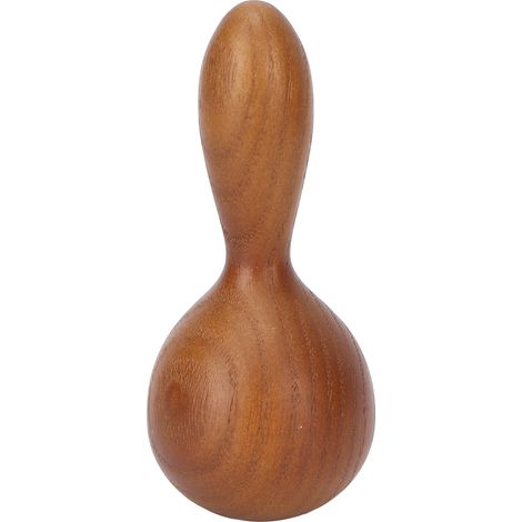 Marteau de massage en bois de teck pour huiles essentielles, outil de soin cutané portable, modèle de beauté relaxant (1/5)