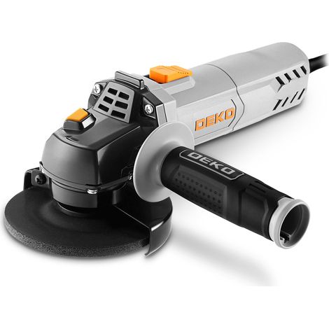 Meuleuse d'Angle 750W: Ø 115mm Meuleuse d'Angle Électrique avec Poignée Auxiliaire, Capot de Protection, Écrou de Serrage, Clé à Ergots, pour Meulage, Tronçonnage (1/5)
