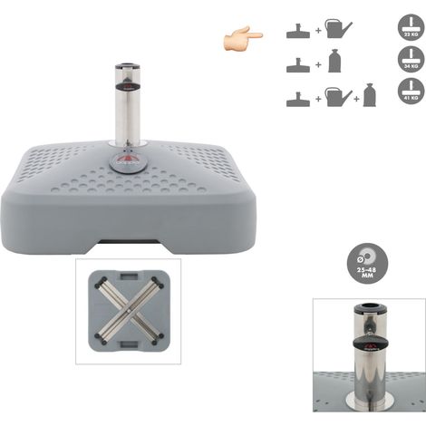Doppler Schirmständer Active FILL IT 3-in-1 (befüllbar) 20 - 40 kg Füllsockel 85499AG25