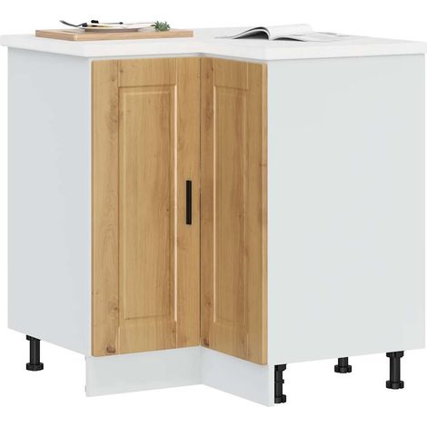 Küchen-Eckunterschrank Porto Artisan-Eiche Holzwerkstoff