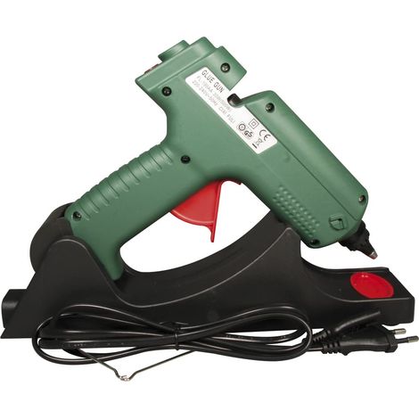 RAYHER 30091000 pistola per colla a caldo, senza fili M. Base Station, 20, 5 x 17 cm, Blister-Box 1 pezzi, plastica, verde, rosso, 30.5 x 35 x 9 cm (1/4)