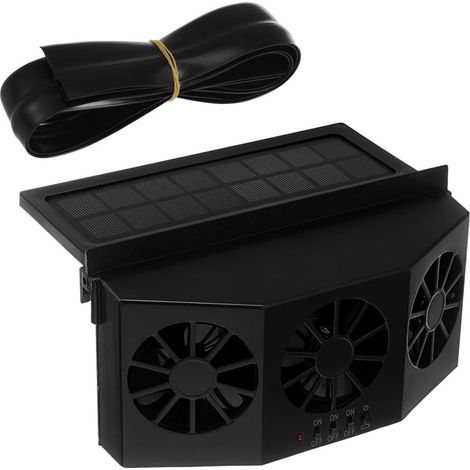 Ventilateur D'extraction Solaire pour Voiture, Refroidissement (1/5)
