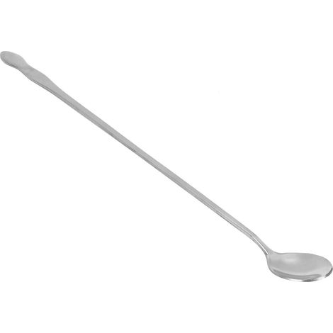 Cuillère à mélanger en acier inoxydable, cuillère longue en forme de calebasse, ustensile de cuisine, couverts, vaisselle