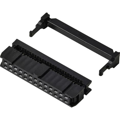 TRU COMPONENTS TC-13537816 Pfosten-Steckverbinder mit Zugentlastung Rastermaß: 2.54 mm Polzahl Gesam (1/3)