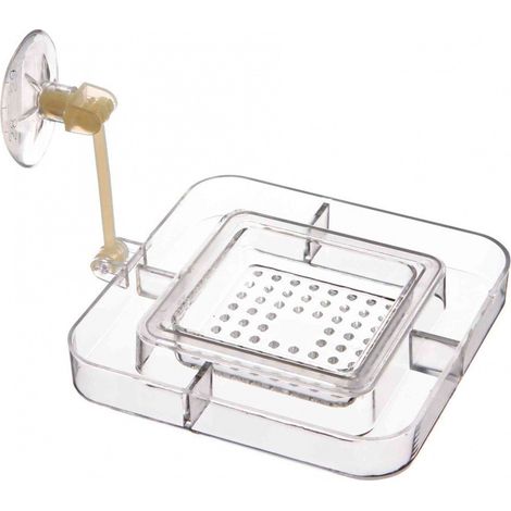 Tablette pour nourriture avec tamis 7 x 7 cm, aquarium. - Trixie (1/2)
