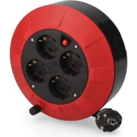 Bobines de câbles domestiques 5mts 3x1-4 t/tl douilles avec protecteur thermique.