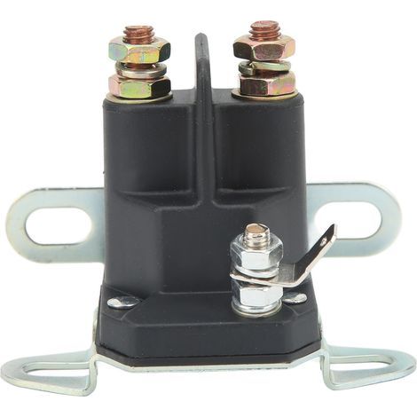 Jonlaki Solénoïde de Relais de Démarreur de Voiture 1751569 – 12 V, 3 Pôles de Remplacement pour HUSTLER, et Plus. (1/5)