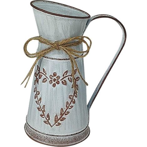 Vase pour fleurs séchées, fleurs artificielles, décoration rustique pour mariage à la maison (1/4)
