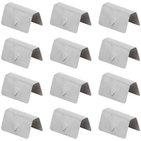 HOXILEELEO - 12 clips de fixation en acier inoxydable pour déflecteur de vent et de pluie de voiture, compatibles avec HEKO G3