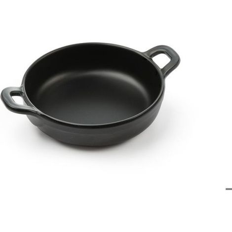 Faitout - Mini Rond En Melamine - 150 X 115 X H37 Mm - Pour Presentation Culinaire - 1 Piece (1/2)