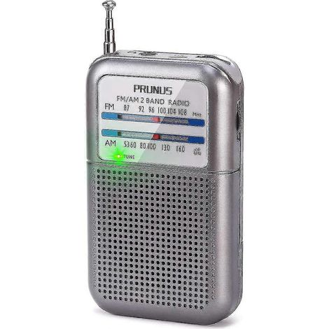 Mini-Radio, batteriebetrieben, AM/FM/VHF-Radio von Wittelwelle mit exzellentem Empfang, Signalstärkeanzeige, kleines Radio, betrieben mit AAA-Batterien