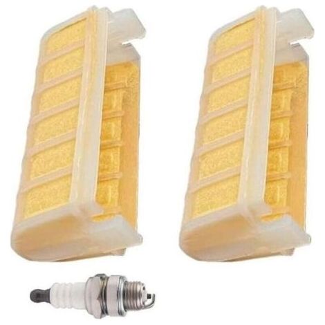 PA Filtres à air pour tronçonneuses Stihl 021, 023, 025, MS210, MS230, MS250C, MS210C, MS230C et MS 250 230 210, paquet de 2, remplaçant les numéros de pièces 1123 120 1613 et 1123 120 1612. (1/3)