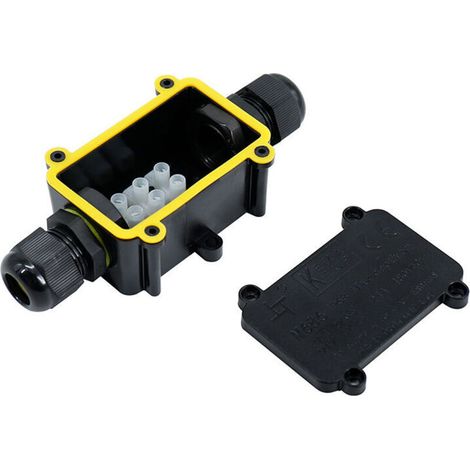 Boîtes de jonction étanches IP68, boîte de jonction d'éclairage extérieur à 2 voies, presse-étoupe en plastique de 4 à 11 mm, connecteur de câble étanche externe (1/3)