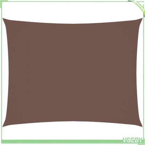 Voile de parasol - FAFEICY - 135812 - Tissu Oxford PU - 2,5x4 m rectangulaire - Anti-UV, résistant pluie (1/5)