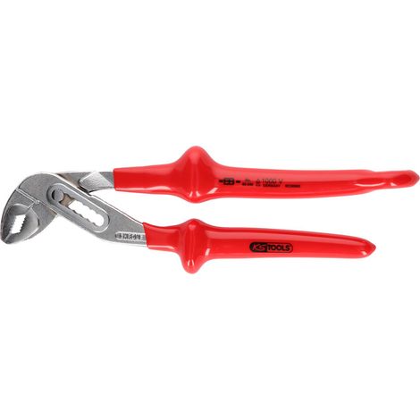 KS Tools 1000V Pince pour pompe à eau avec œil de sécurité pour ligne de sécurité