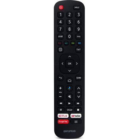 Télécommande TV Compatible avec Hisense ERF2F60G, sans Configuration, sans Commande Vocale (1/5)