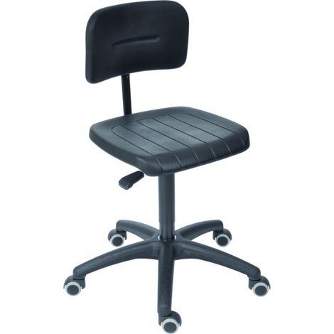 [NEUWERTIG] B-Ware Stier Arbeitsstuhl Drehstuhl Stuhl Schwarz Sitzhöhe 470 660 Mm Pu Sitz