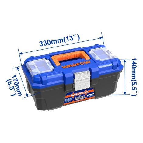 Caja Herramientas Plástico 405x215x205mm, WADFOW (1/4)