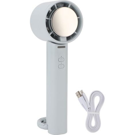 AMXCNOY Faltbarer und wiederaufladbarer tragbarer Ventilator, 2000 mAh, 3 Geschwindigkeitsstufen, leise, für den persönlichen Gebrauch, Halbleitertechnologie, mit Kühlkreislauf, ideal für drinnen, Rei (1/5)