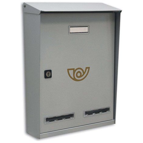 Cassetta postale postale Alubox Sirio argento (1/2)