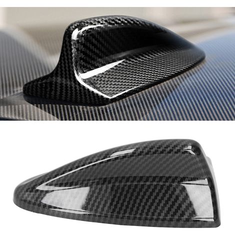 Cache d'antenne aileron de requin en fibre de carbone, type C, compatible avec BMW Série 3/X1/X3/X5/X6