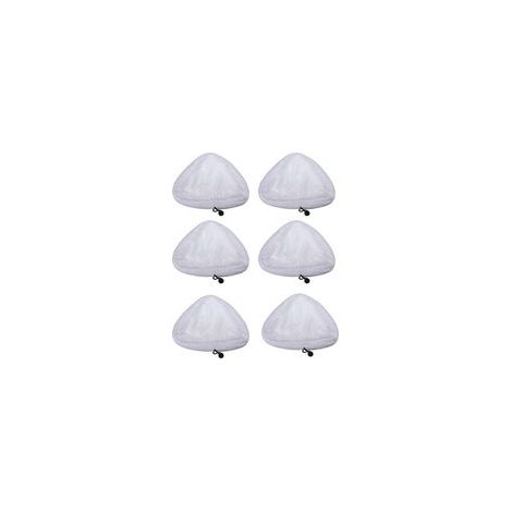 6 pièces adaptables shark vapeur mop set en tissu shark microfibre mop head accessoires H20 X5 S302 S001 (1/5)
