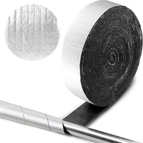 Bande d'isolation des tuyaux 10 m Feuille d'isolation extérieure des tuyaux en mousse, polyvalent et pratique (1/5)