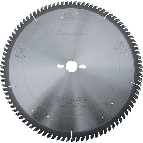 Lama per sega circolare di precisione OD 250mm Z.80 pos.Foro.30mm larghezza di taglio 3.2mm HM PROMAT