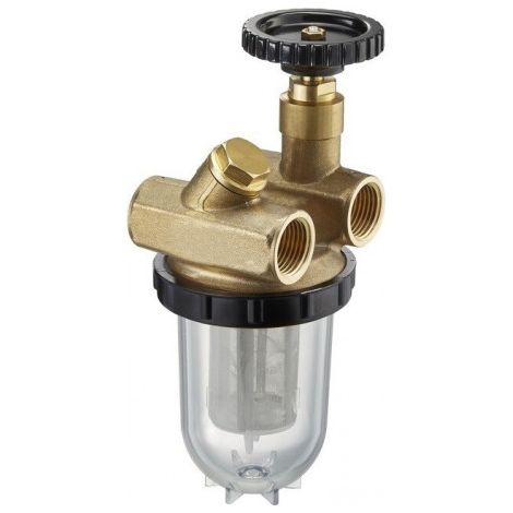 Filtre à huile OV à double tuyau DN 15 1/2Z IG Niro-ES-Filtre 100-150 µm