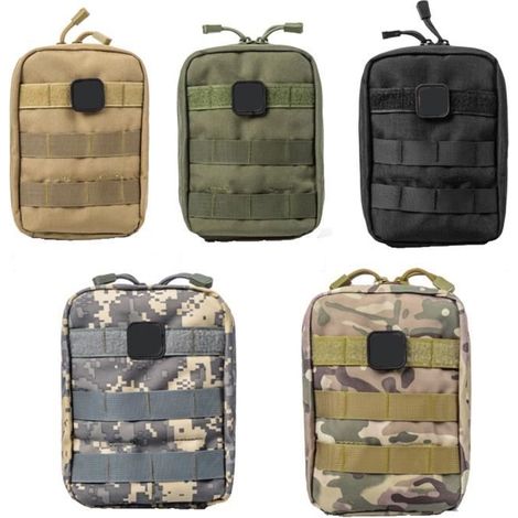 Sac de trousse médicale tactique Trousse de premiers secours médicale tactique, sac de rangement, Kit sport boule Noir (1/4)