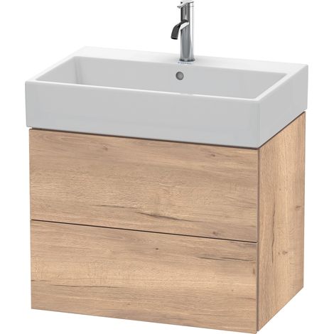 Duravit L-Cube bâti-support lavabo suspendu, 2 tiroirs,