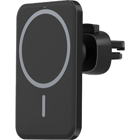 Support Magnétique Pour Téléphone Voiture - Chargeur Sans Fil 15 W - Compatible iPhone 12 à 14 - Fixation Ventilation - 1 Pièce (1/5)