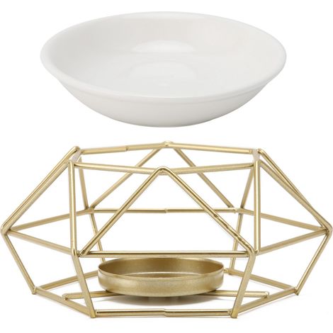 Diffuseur d'Huiles Essentielles Élégant - Brûleur à Bougie Aromathérapie pour Intérieur - Cadeau Déco Maison (1/5)